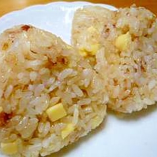 子供も大人も大好き！チーズおかかおにぎり☆